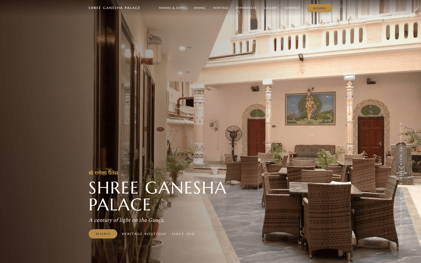 The Shree Ganesha Palace website